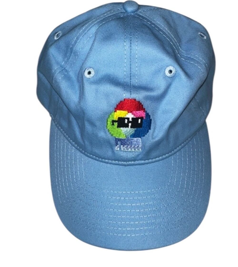 Madhappy SHADES RAINBOW Embroidered Baby Blue Adjustable Hat/Cap Noun's Dad Hat